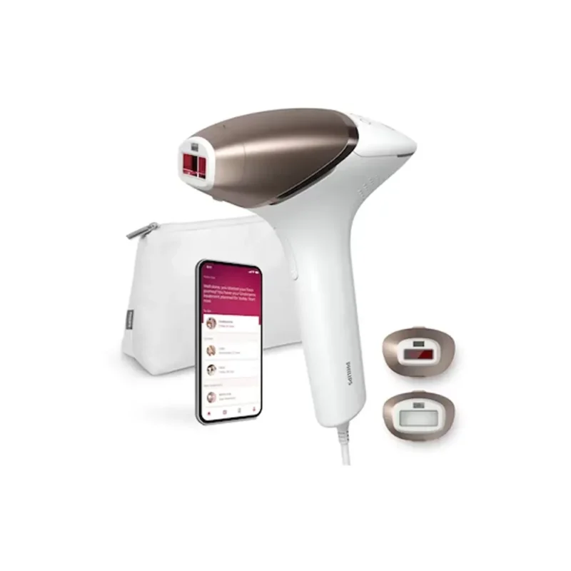 Rasoir électrique Philips Prestige 8000 sur fond clair.