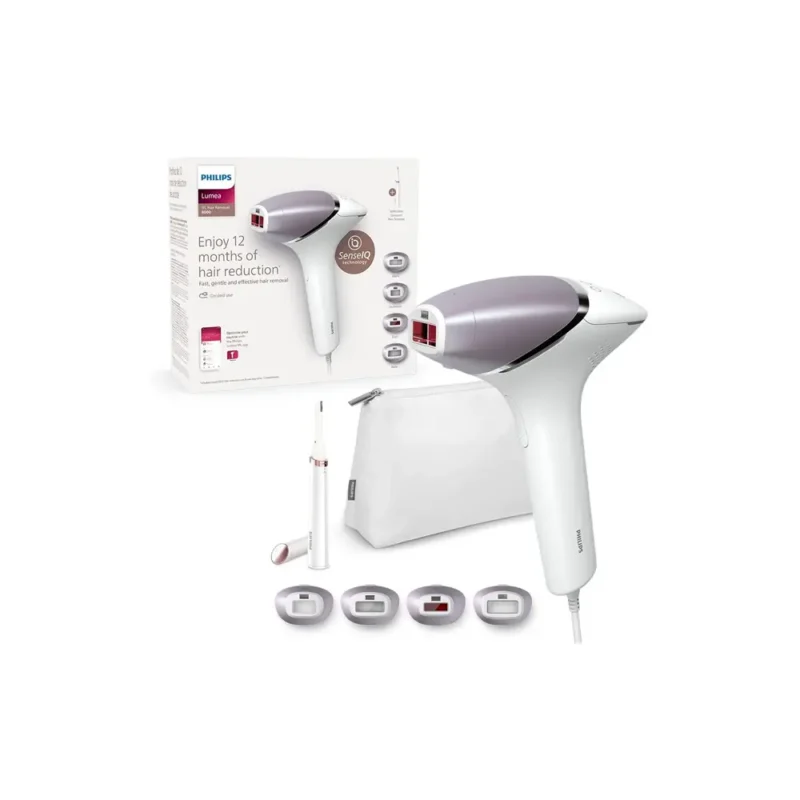 Appareil Philips 8000 pour épilation à lumière pulsée.